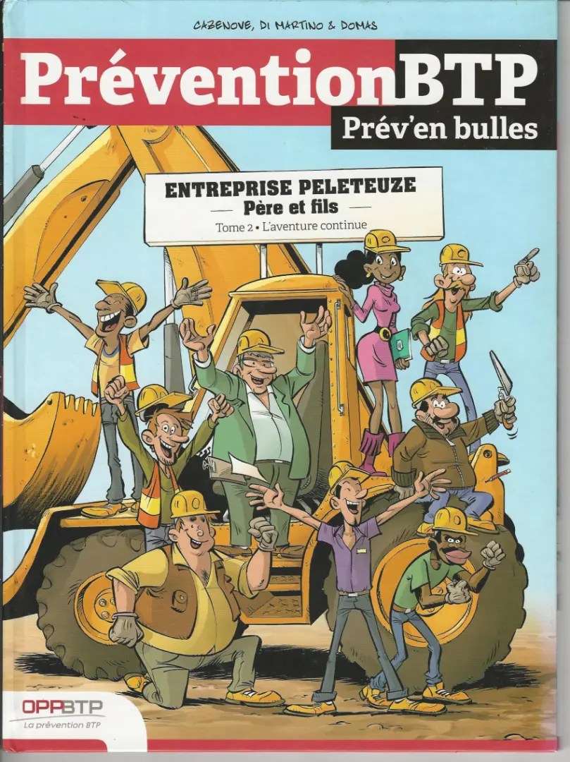 Couverture de l'album Prévention BTP Tome 2 L'aventure continue