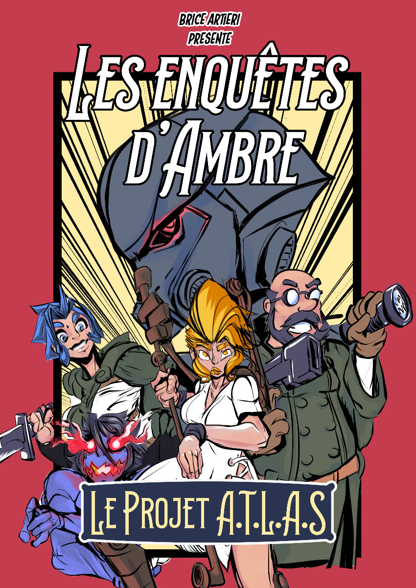 Couverture de l'album Les enquêtes d'Ambre Tome 1 Le Projet A.T.L.A.S
