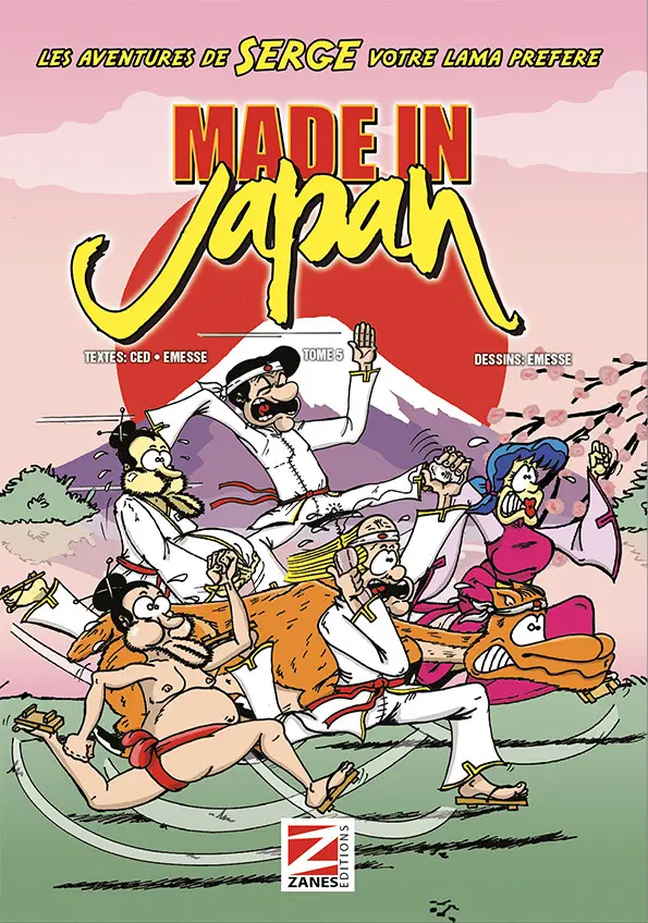 Couverture de l'album Les aventures de Serge votre Lama préféré Tome 5 Made in Japan