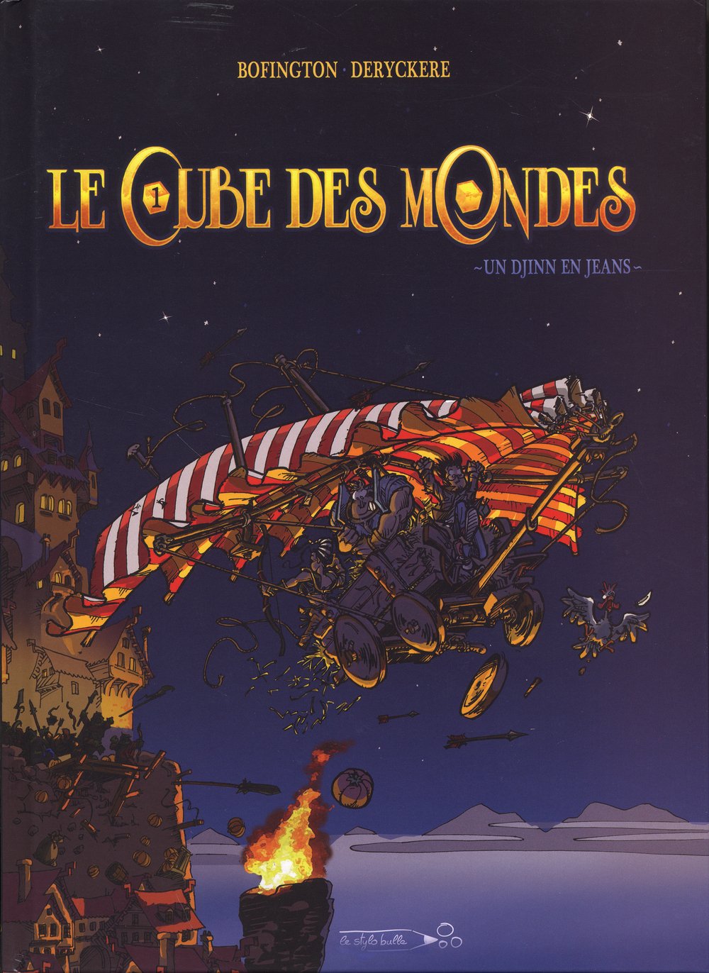 Couverture de l'album Le Cube des mondes Tome 1 Un djinn en jeans