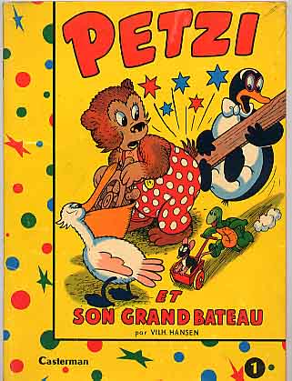 Couverture de l'album Petzi Tome 1 Petzi et son grand bâteau