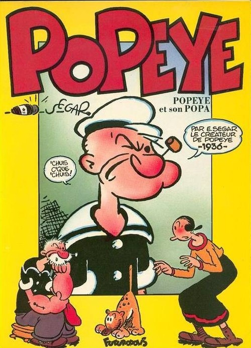 Couverture de l'album Popeye Futuropolis Popeye et son popa