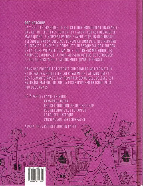 Verso de l'album Red Ketchup Tome 7 Échec au King