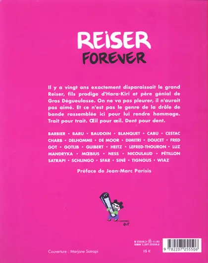 Verso de l'album Reiser forever