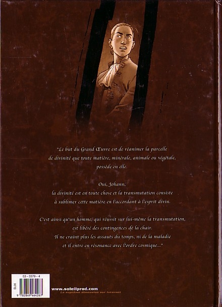 Verso de l'album La Rose et la Croix Tome 2 Maître Dagélius