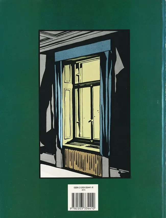 Verso de l'album Angoisse et colère