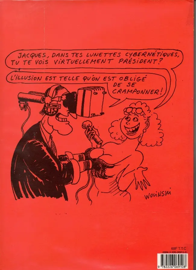 Verso de l'album Scoopette La nympho de l'info