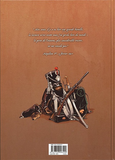 Verso de l'album Souvenirs de la Grande Armée Tome 1 1807 - Il faut venger Austerlitz !