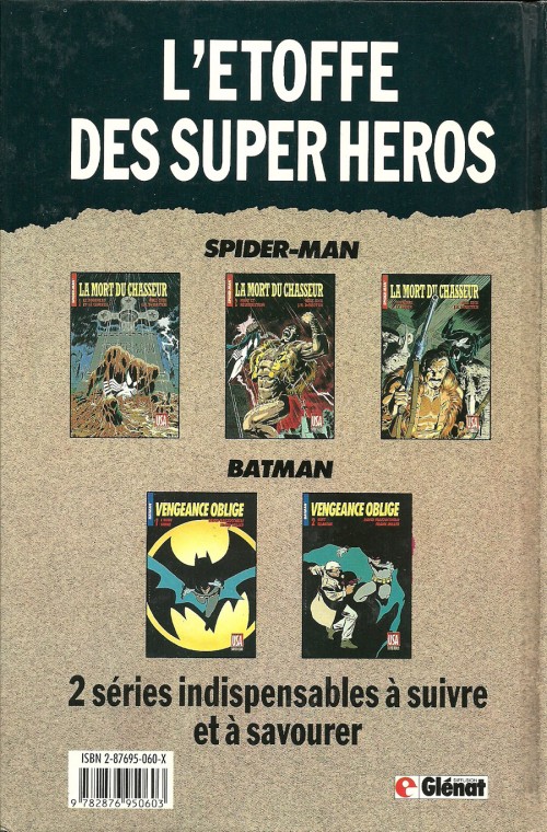 Verso de l'album Super Héros Tome 8 Batman : Vengeance Oblige 2/2 - Nuit blanche