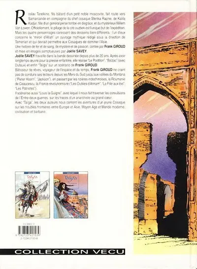 Verso de l'album Taïga Tome 2 Samarcande