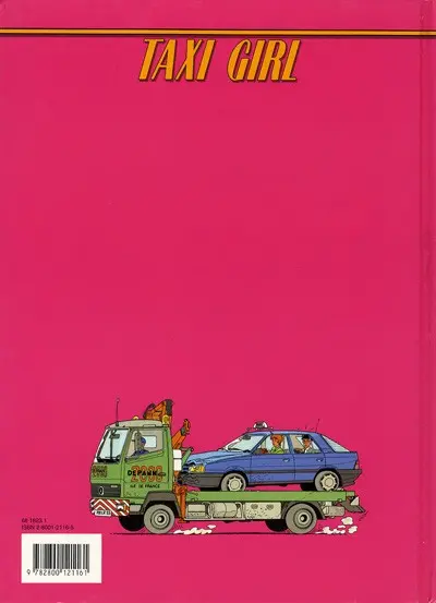 Verso de l'album Taxi Girl Tome 1 Vous êtes libre?