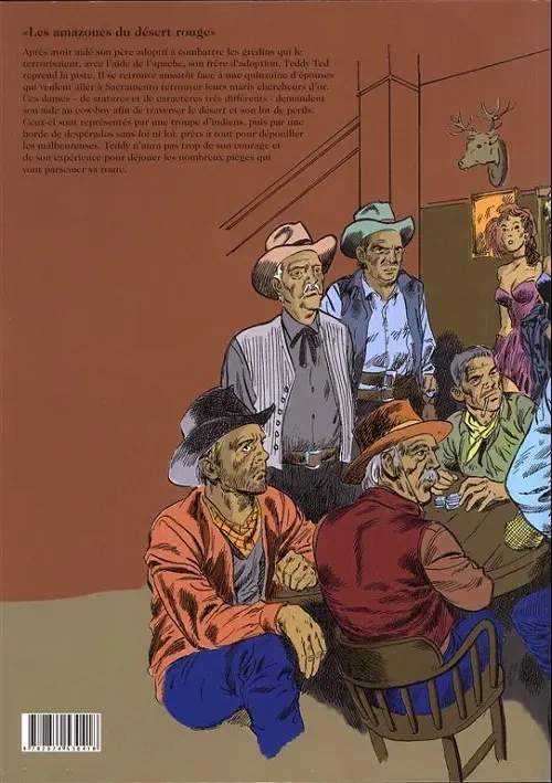 Verso de l'album Teddy Ted Tome 6 Les Amazones du Désert rouge