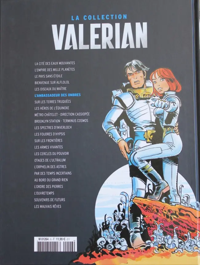 Verso de l'album Valérian Tome 6 L'ambassadeur des ombres