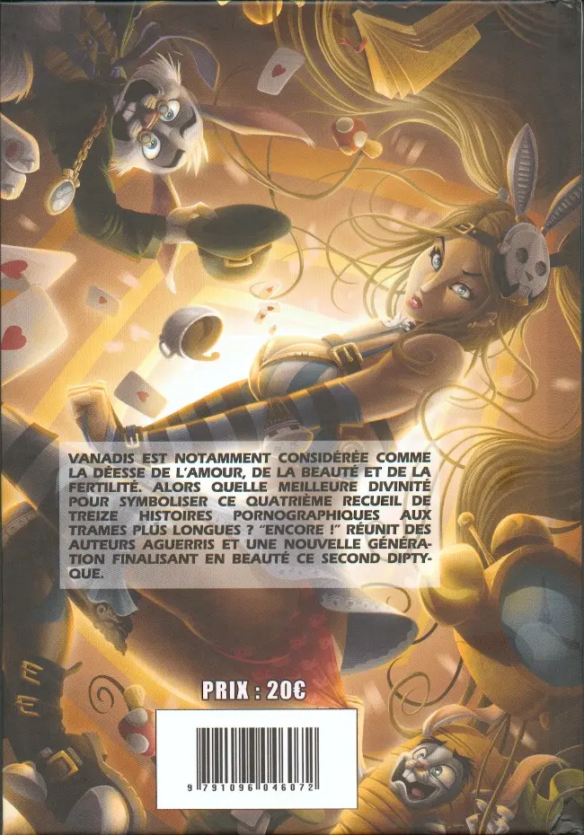 Verso de l'album Vanadis 4 Encore !