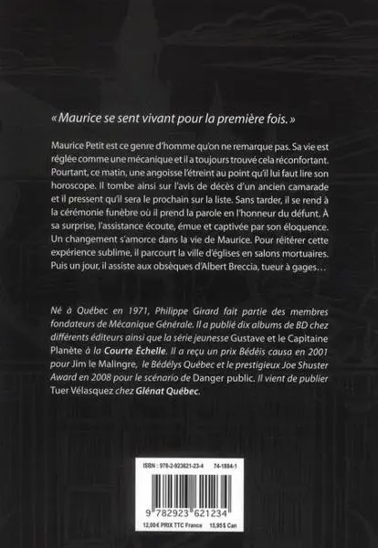 Verso de l'album La Visite des morts