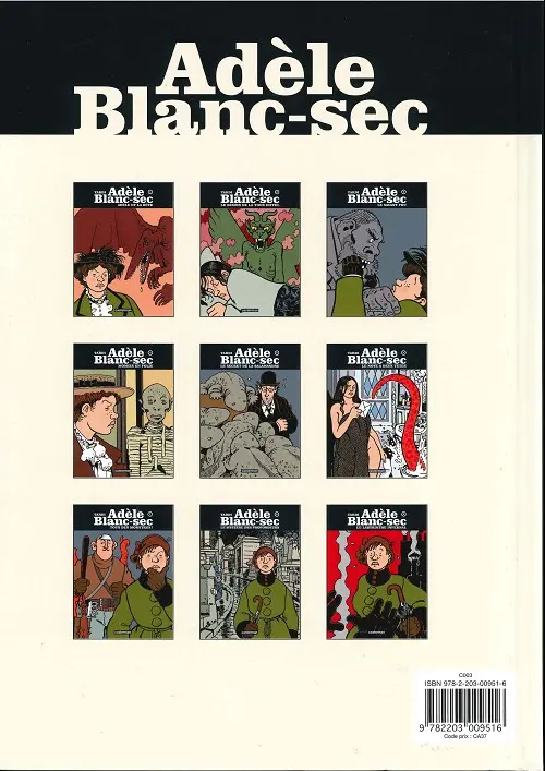 Verso de l'album Les Aventures Extraordinaires d'Adèle Blanc-Sec Tome 5 Le Secret de la Salamandre