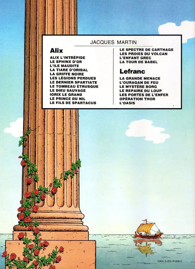 Verso de l'album Alix Tome 10 Iorix le grand
