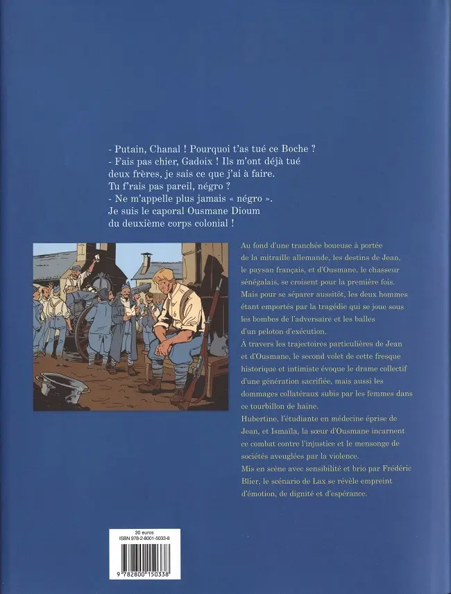 Verso de l'album Amère patrie Seconde partie