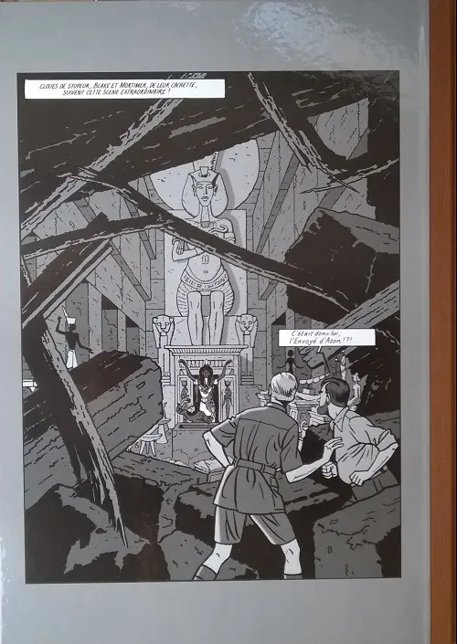 Verso de l'album Blake et Mortimer Tome 5 Le Mystère de la Grande Pyramide - Tome II