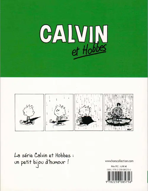 Verso de l'album Calvin et Hobbes Tome 5 Fini de rire !