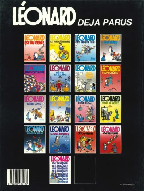 Verso de l'album Léonard Tome 6 Génie en balade