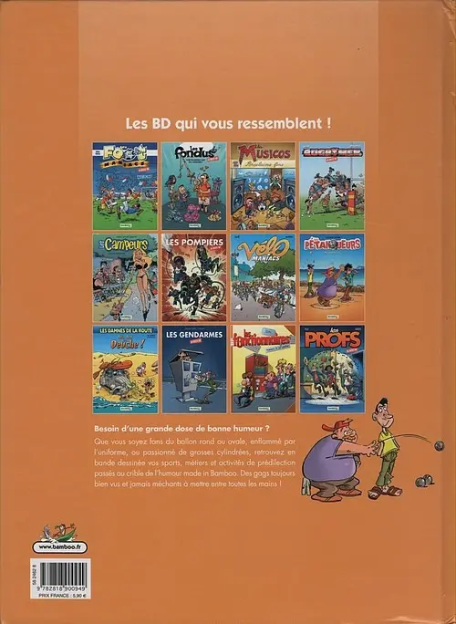 Verso de l'album Les Pétanqueurs Tome 2 Oh, peuchère !