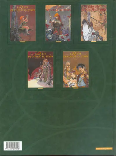 Verso de l'album La Quête de l'oiseau du temps Tome 2 Le temple de l'oubli