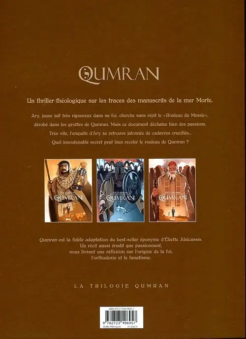 Verso de l'album Qumran Tome 2 Livre II