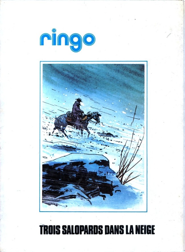 Verso de l'album Ringo Tome 3 Trois salopards dans la neige