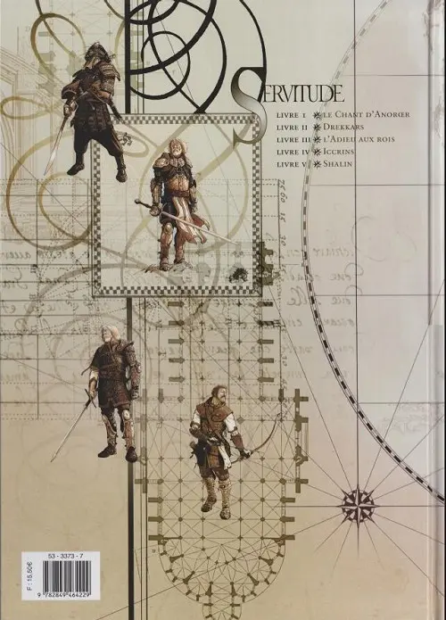 Verso de l'album Servitude Livre I Le Chant d'Anorœr