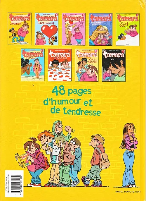 Verso de l'album Tamara Tome 1 Combien ?!