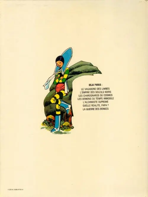 Verso de l'album Le Vagabond des Limbes Tome 2 L'empire des soleils noirs