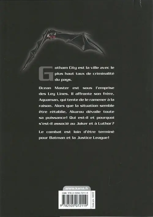 Verso de l'album Batman & the Justice League 3