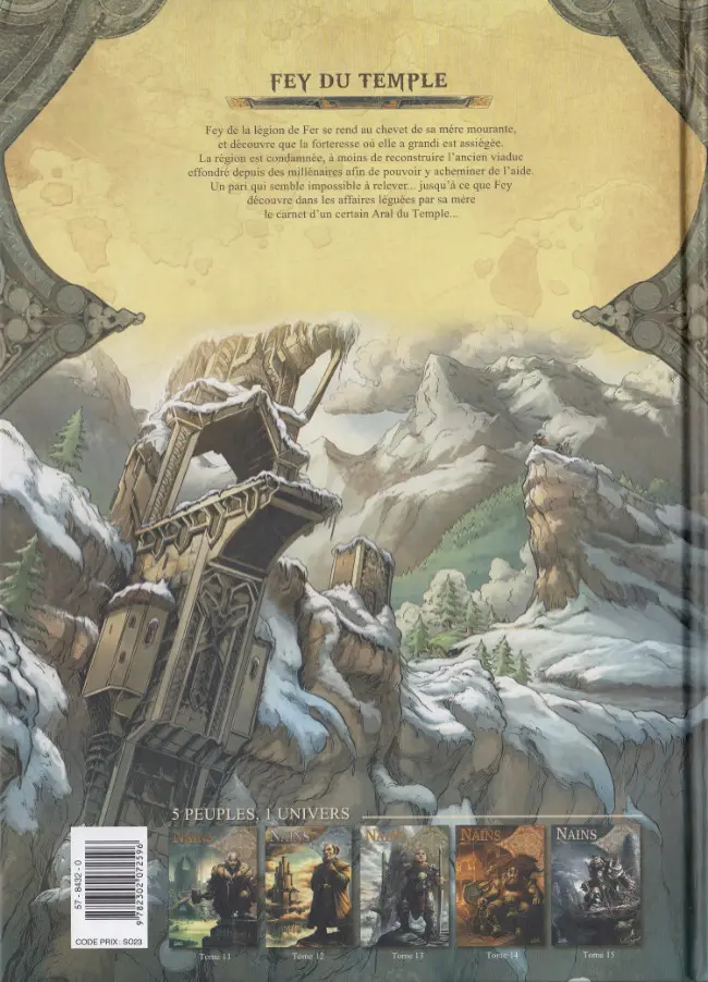 Verso de l'album Nains Tome 13 Fey du Temple