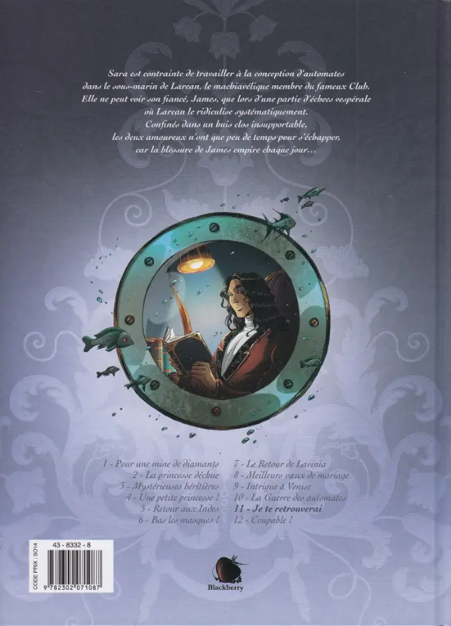 Verso de l'album Princesse Sara Tome 11 Je te retrouverai