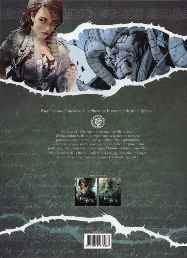 Verso de l'album La Belle et la Bête Volume 2/2