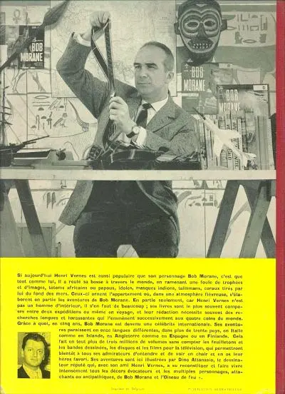 Verso de l'album Bob Morane Tome 1 L'oiseau de feu