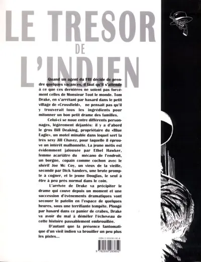 Verso de l'album Tom Drake Tome 3 Le Trésor de l'Indien