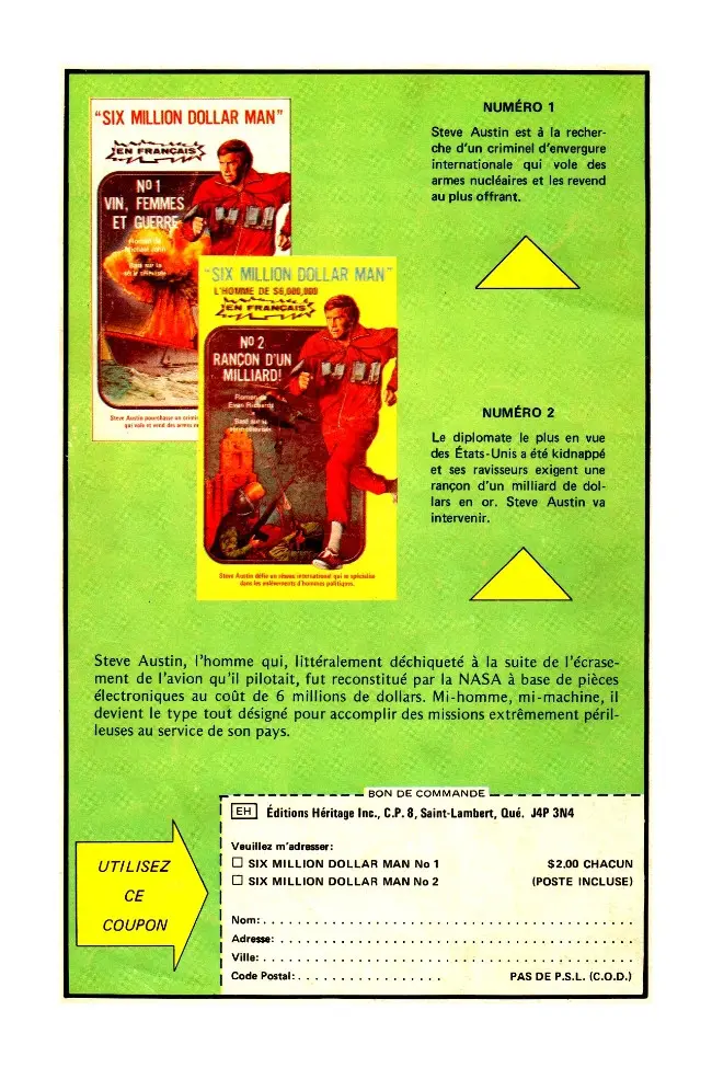 Verso de l'album Rawhide Kid N° 57 Le jour du hors-la-loi