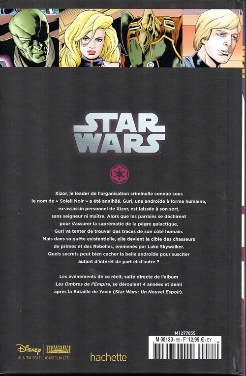 Verso de l'album Star Wars - Légendes - La Collection Tome 55 Les ombres de l'empire - II. Evolution