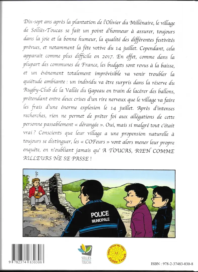 Verso de l'album Ô Toucas ! Tome 2 A la recherche de l'apéro perdu