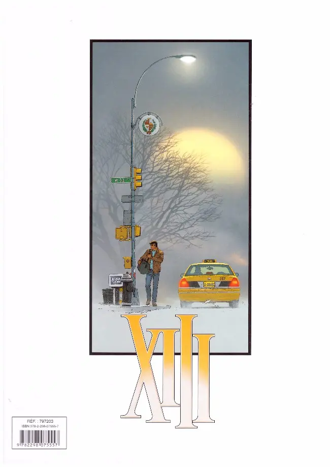 Verso de l'album XIII Tome 22 Retour à Greenfalls
