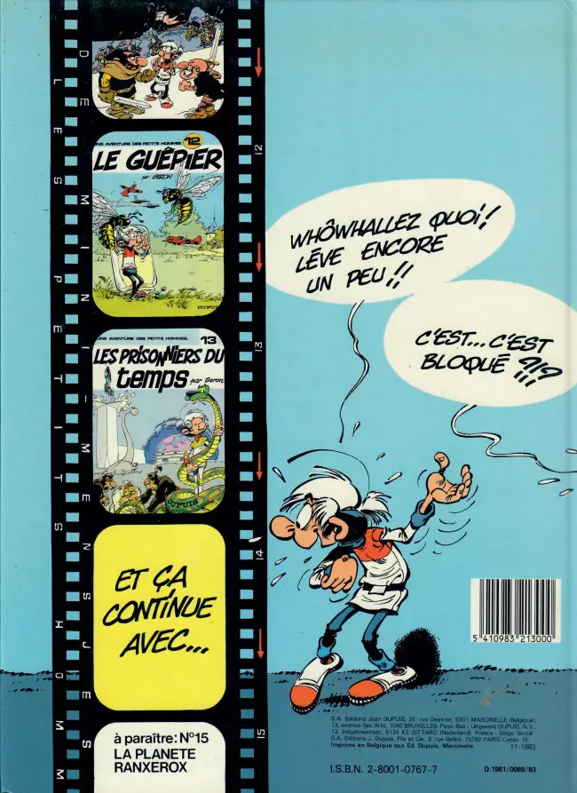 Verso de l'album Les Petits hommes Tome 12 Le Guêpier