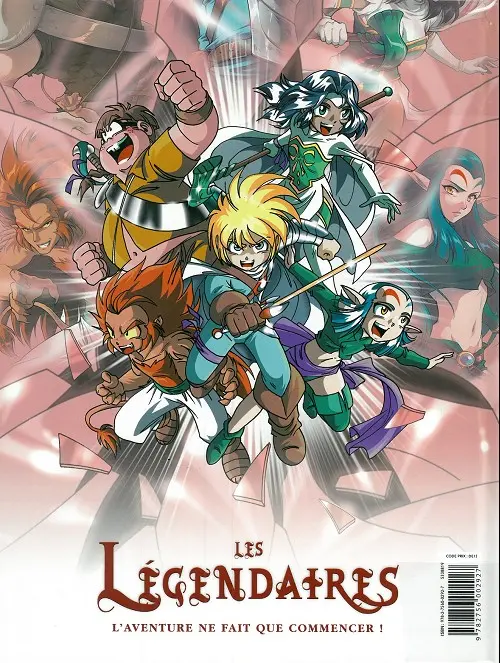 Verso de l'album Les Légendaires Tome 6 Main du futur