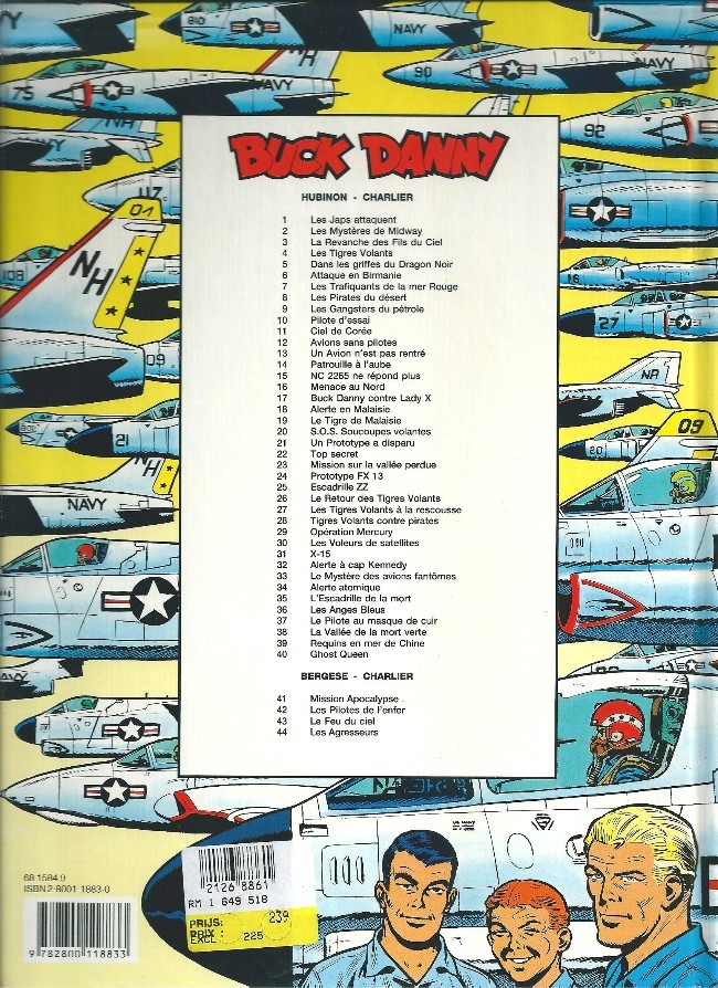 Verso de l'album Buck Danny Tome 41 Mission Apocalypse