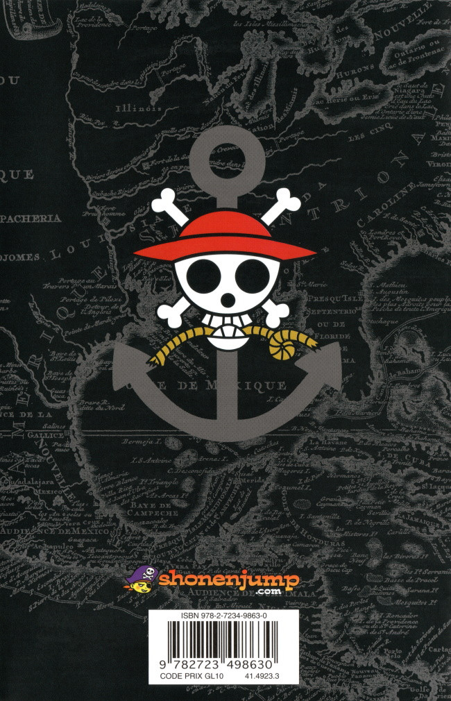 Verso de l'album One Piece Tome 35 Capitaine