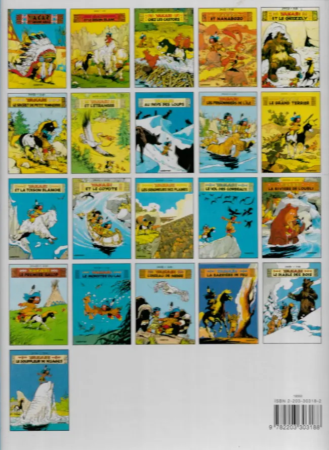 Verso de l'album Yakari Tome 18 L'oiseau de neige
