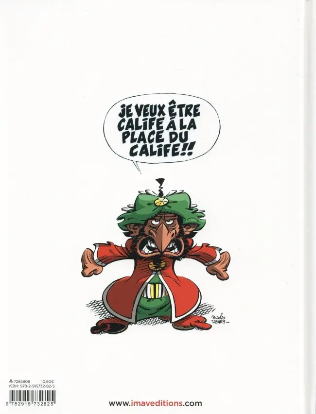 Verso de l'album Iznogoud Tome 28 Les mille et une nuits du Calife