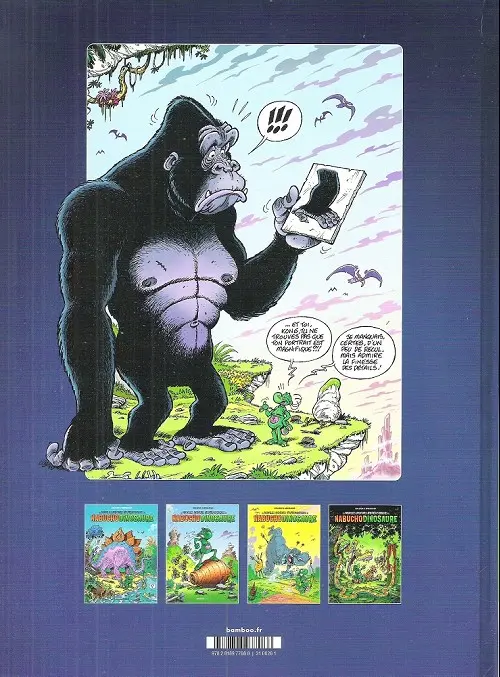 Verso de l'album Les nouvelles aventures apeupréhistoriques de Nabuchodinosaure Tome 4
