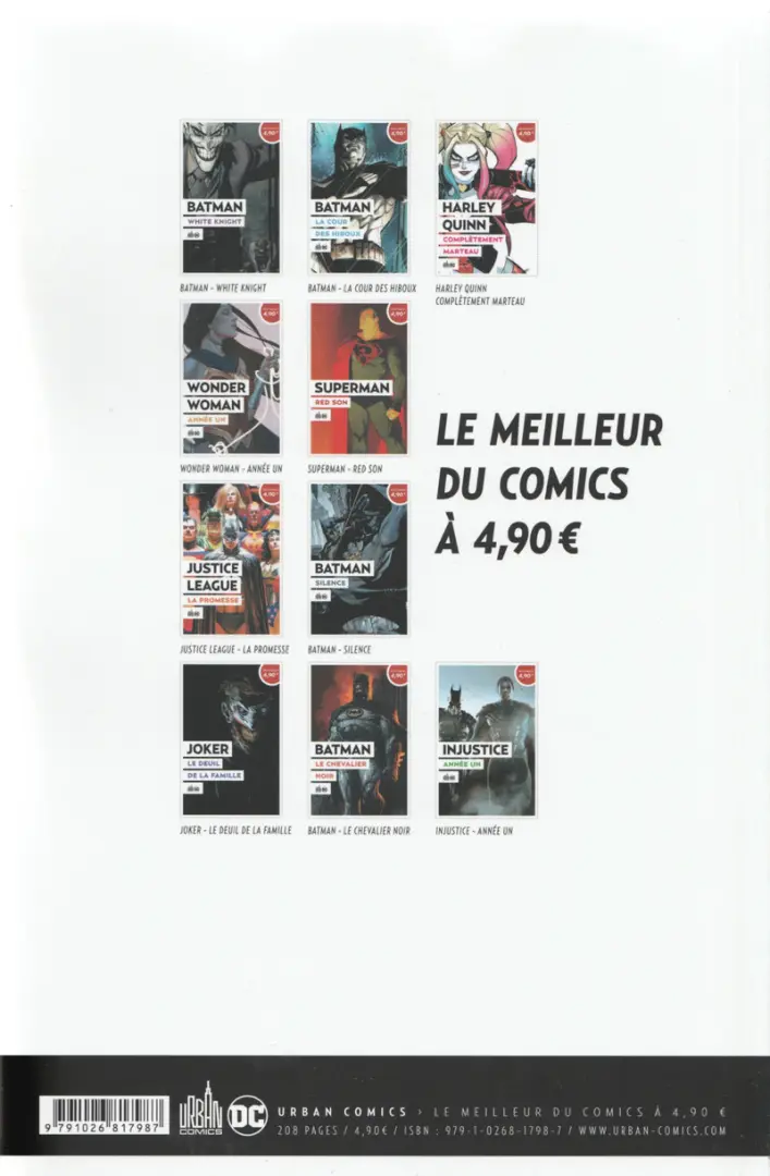 Verso de l'album Le meilleur de DC Comics Tome 5 Superman : Red son